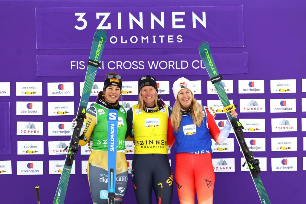 Fanny Smith a fêté son X podium cette saison.